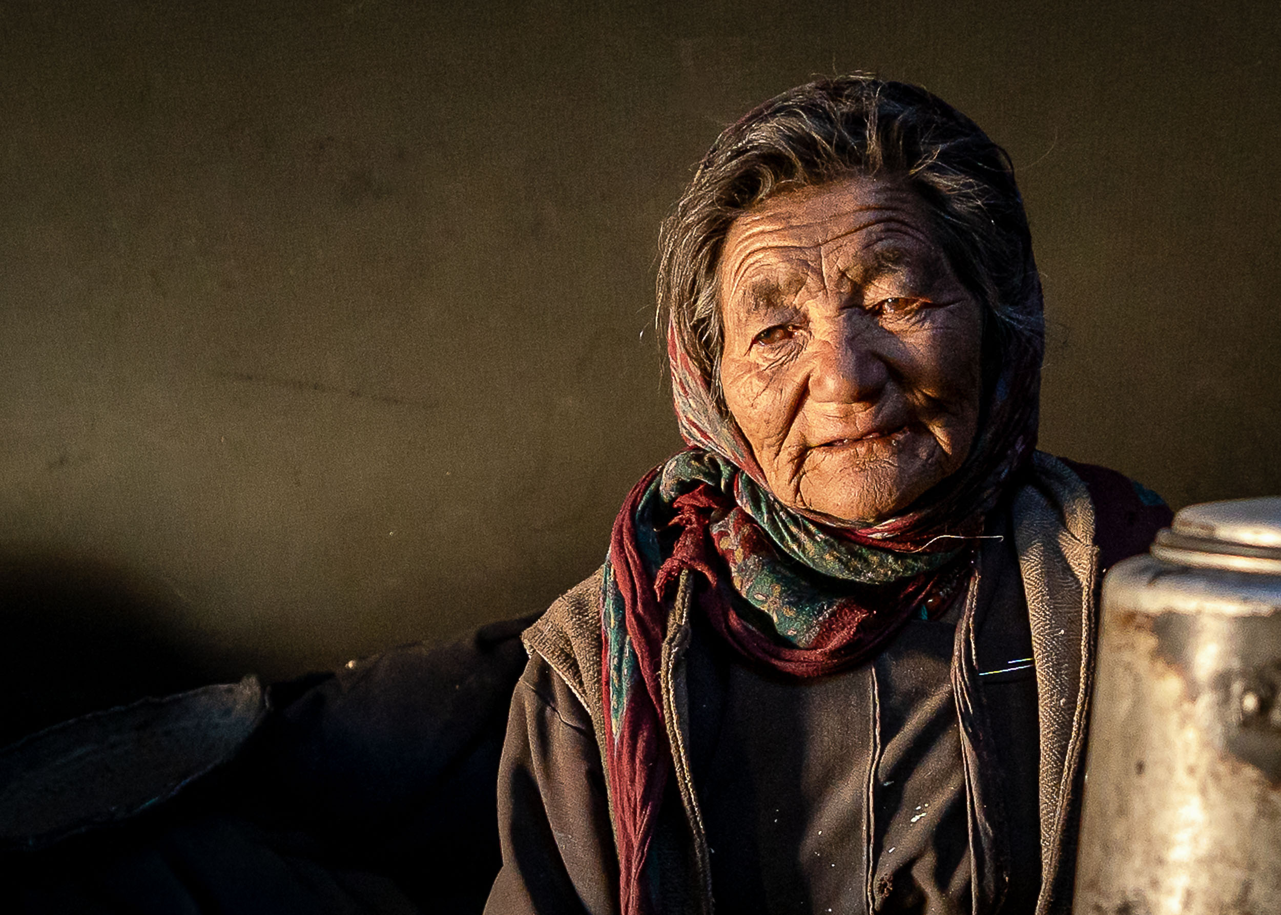 Elderly woman portrait